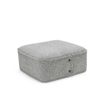 LEIA - Square fabric pouf by Max Divani - view 3
